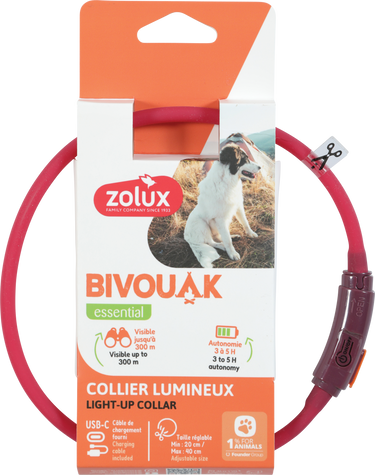 BVK Led Collar Puppy Red